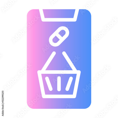 medicine store Gradient icon