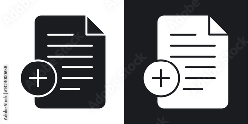 Add document icons pack in solid style