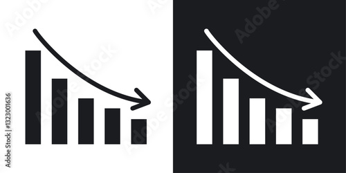 Chat arrow down icons pack in solid style