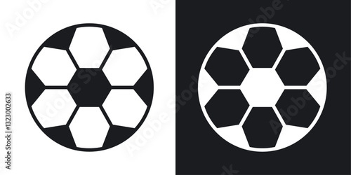 Football icons pack in solid style