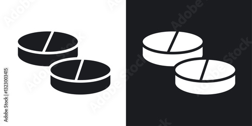 Medicine icons pack in solid style