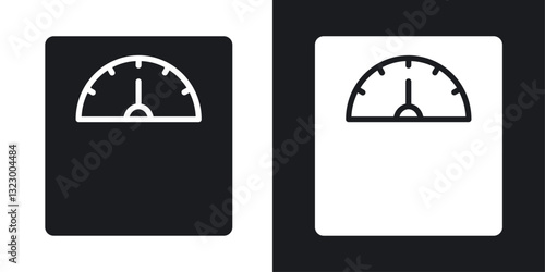 Scale icons pack in solid style
