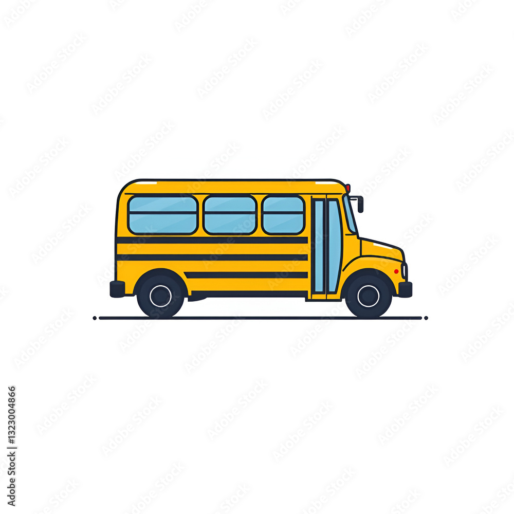 Get this amazing icon of school bus isolated on white background Get this amazing icon of school bus isolated on white background