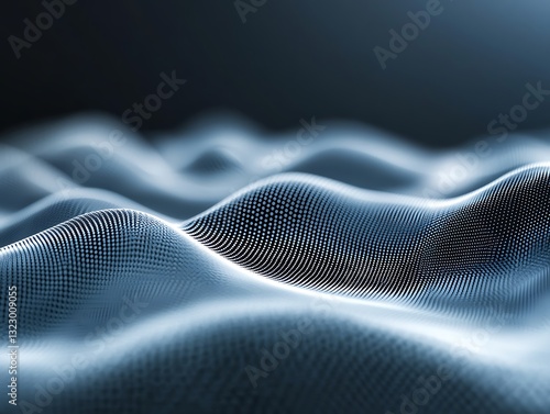 High technology modern design wallpaper of random data surface with black background, abstract technological backdrop