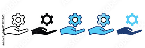Manage  Icon Set Multiple Style Collection
