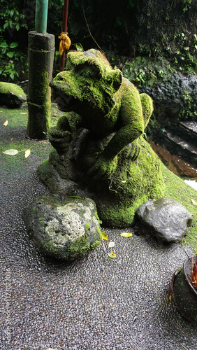 Obraz na płótnie Balinese Sebatu holy water spring at Ubud, Bali, Indonesia w salonie