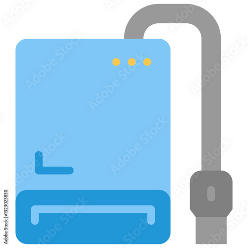hard drive flat icon