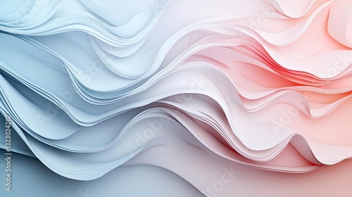 Pastel color illustration abstract background idea. Abstract wave patterns in soft pastel colors create a serene visual experience.