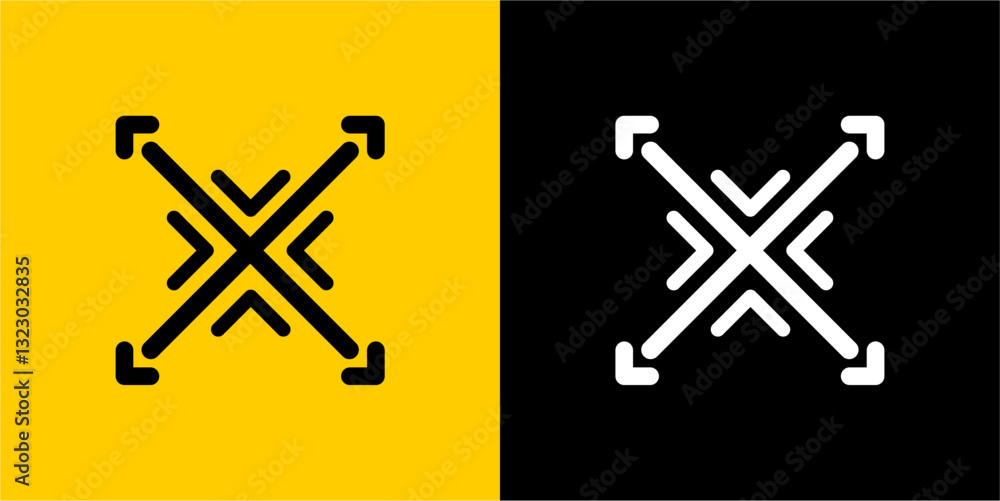 Fototapeta premium letter x graphic logo vector