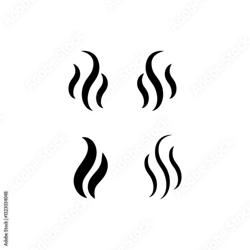 Steam, Vapor, Hot, Smoke, Aroma, Scent, Fragrance, Icons, Design, Elements