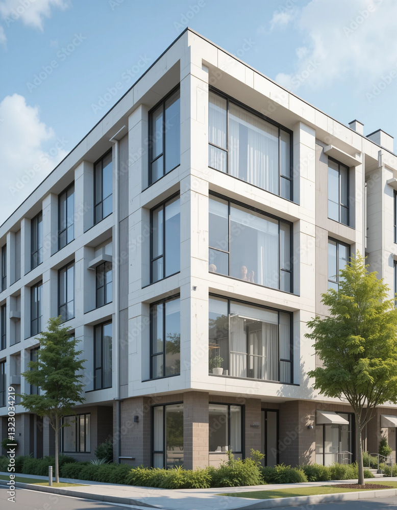 Smart Living – Stunning Social Housing Illustrations for Modern Urban Development Smart Living – Stunning Social Housing Illustrations for Modern Urban Development