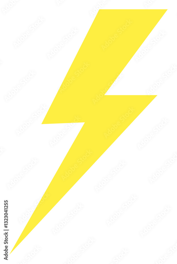 Simple Yellow Flash Thunder Power Simple Yellow Flash Thunder Power