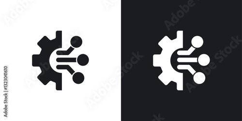 Transform icons set in flat filled style.
