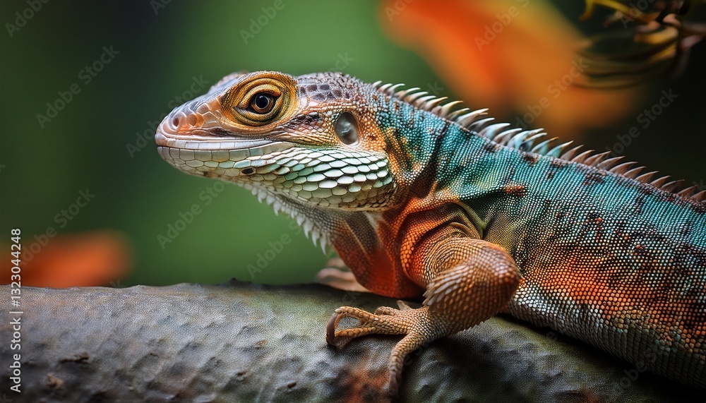 Fototapeta premium close up of a lizard