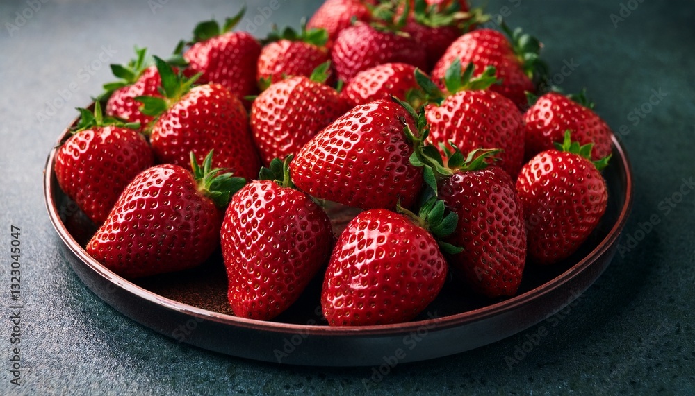 fresh strawberries with vibrant red color and juicy texture fresh strawberries with vibrant red color and juicy texture
