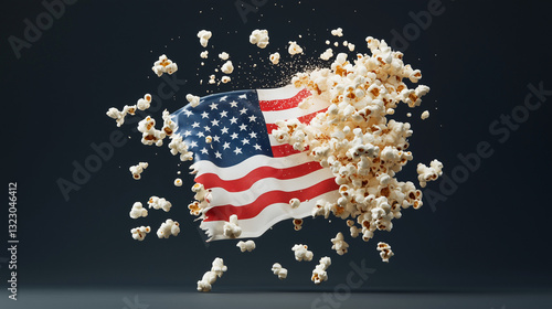Popcorn Patriotic Display: ...