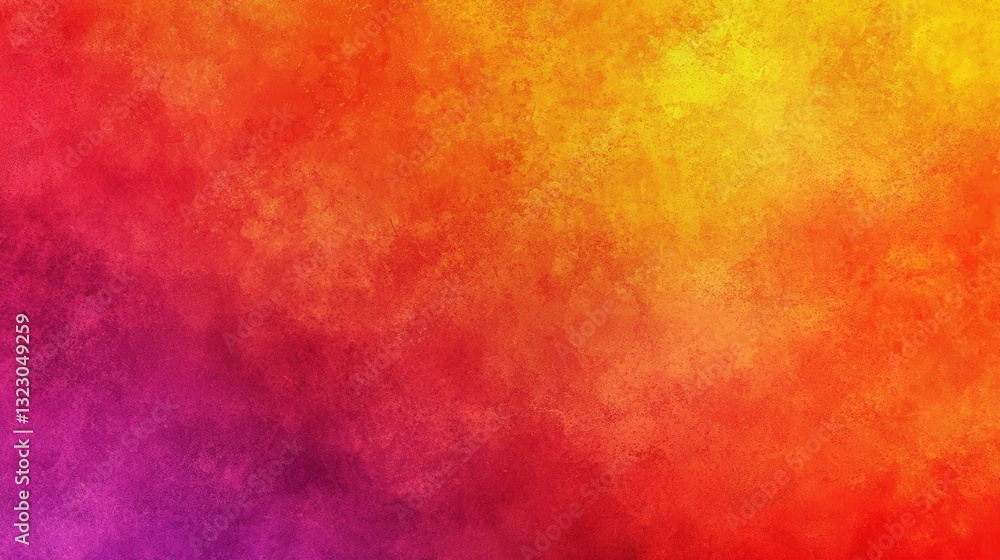 Fototapeta premium Vibrant Gradient Background with Hue Shifts from Red to Yellow