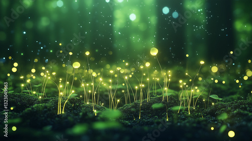 Enchanted Forest Glow:  A m...
