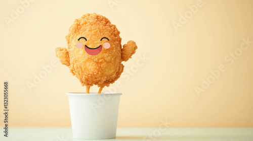 Cheerful Chicken Nugget: a ...