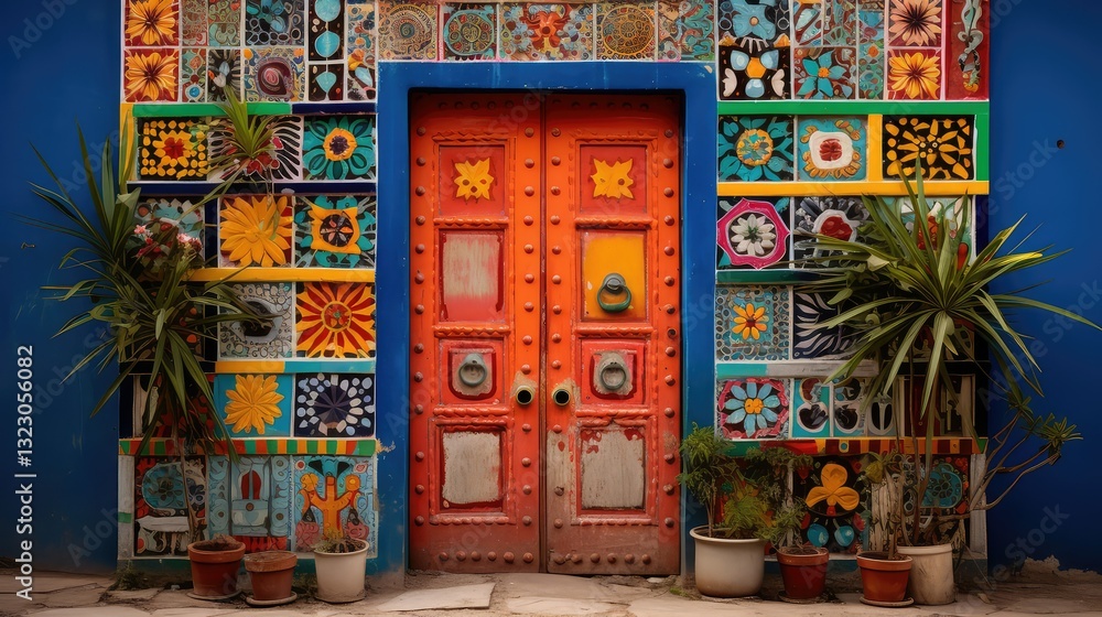 Fototapeta premium intricate door jam