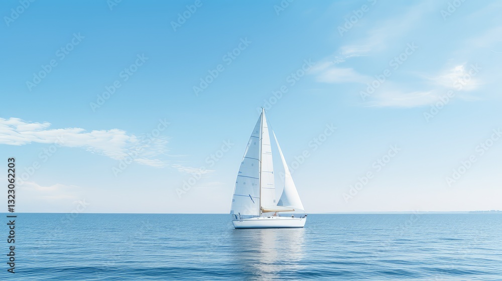 Obraz premium ocean boat on