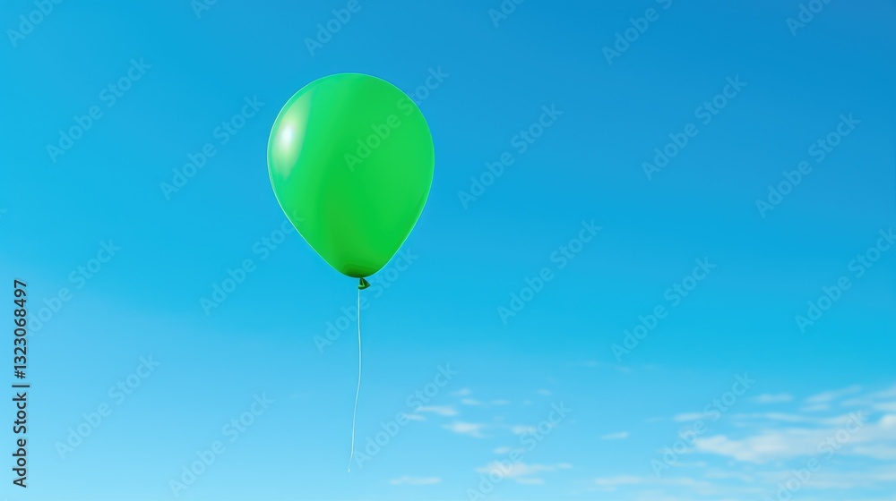 Fototapeta premium sky green ballon