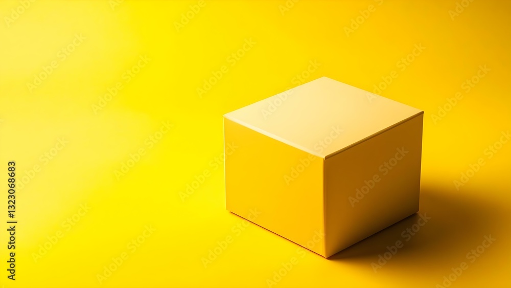 A plain yellow cube on a yellow background, creating a minimalistic and monochromatic visual effect. Concept Minimalistic Design, Monochromatic Aesthetic, Yellow Color Palette, Abstract Art A plain yellow cube on a yellow background, creating a minimalistic and monochromatic visual effect. Concept Minimalistic Design, Monochromatic Aesthetic, Yellow Color Palette, Abstract Art