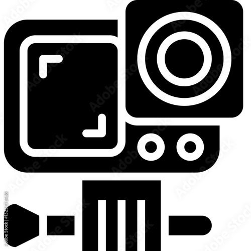 action cam solid icon