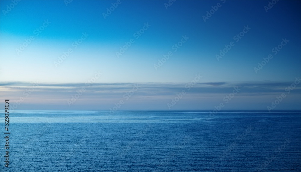 captures eternal allure of a blue horizon featuring calming hues boundless vastness and deep tranquility found in nature captures eternal allure of a blue horizon featuring calming hues boundless vastness and deep tranquility found in nature