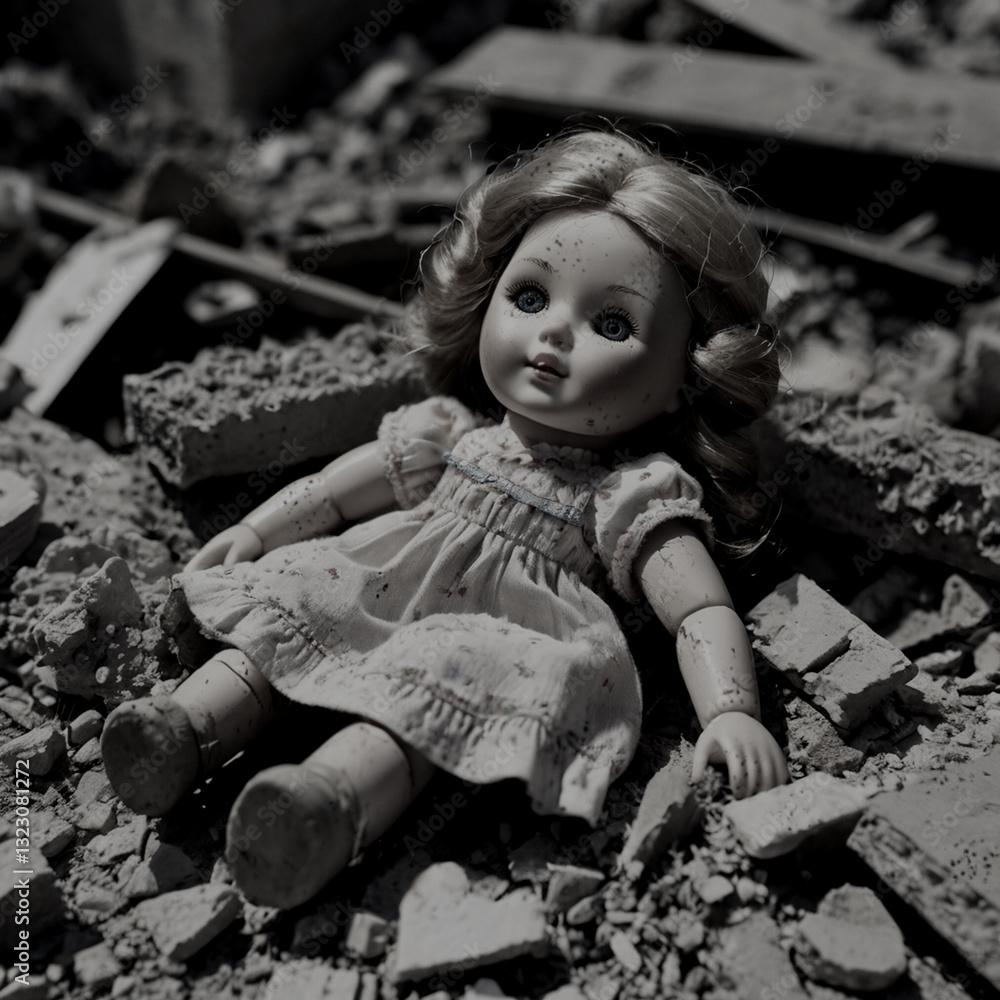 photos of children victims of war