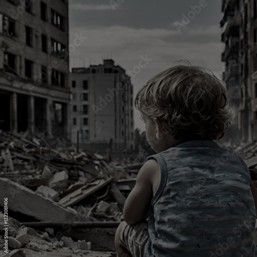 photos of children victims of war