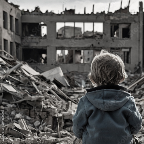 photos of children victims of war