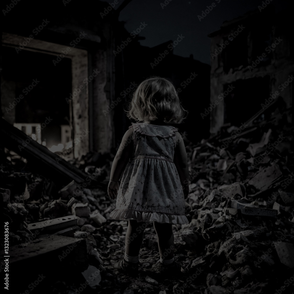 photos of children victims of war
