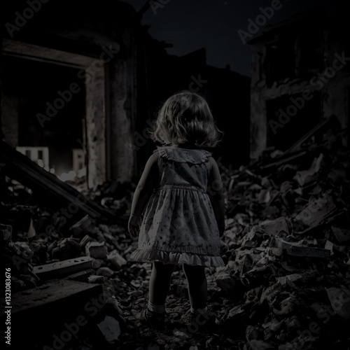 photos of children victims of war