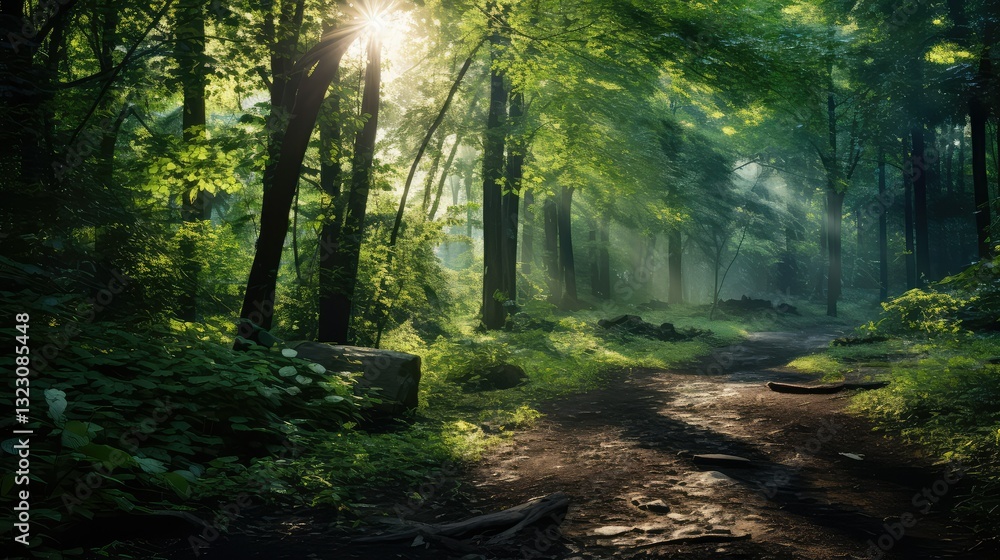 forest sun light forest sun light