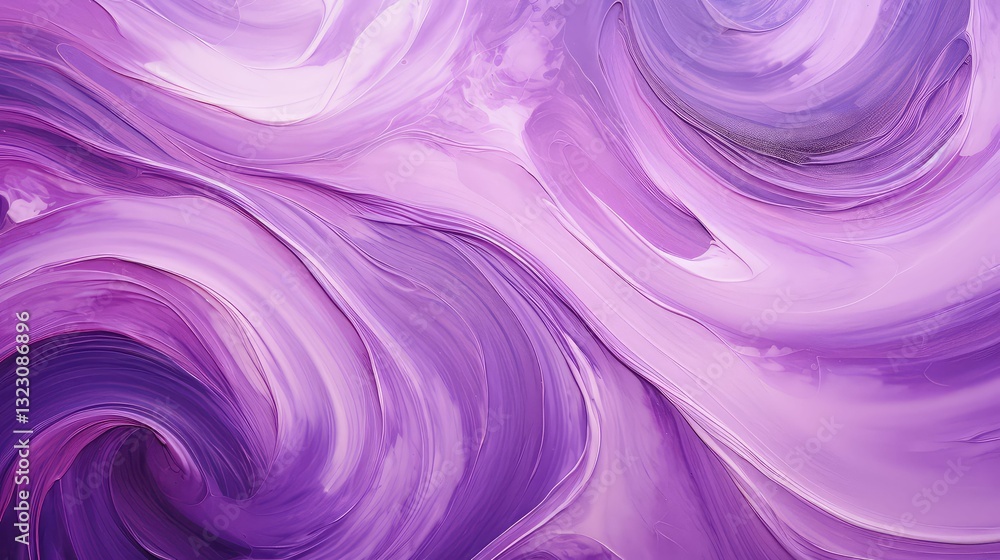 Obraz premium artist purple swirls
