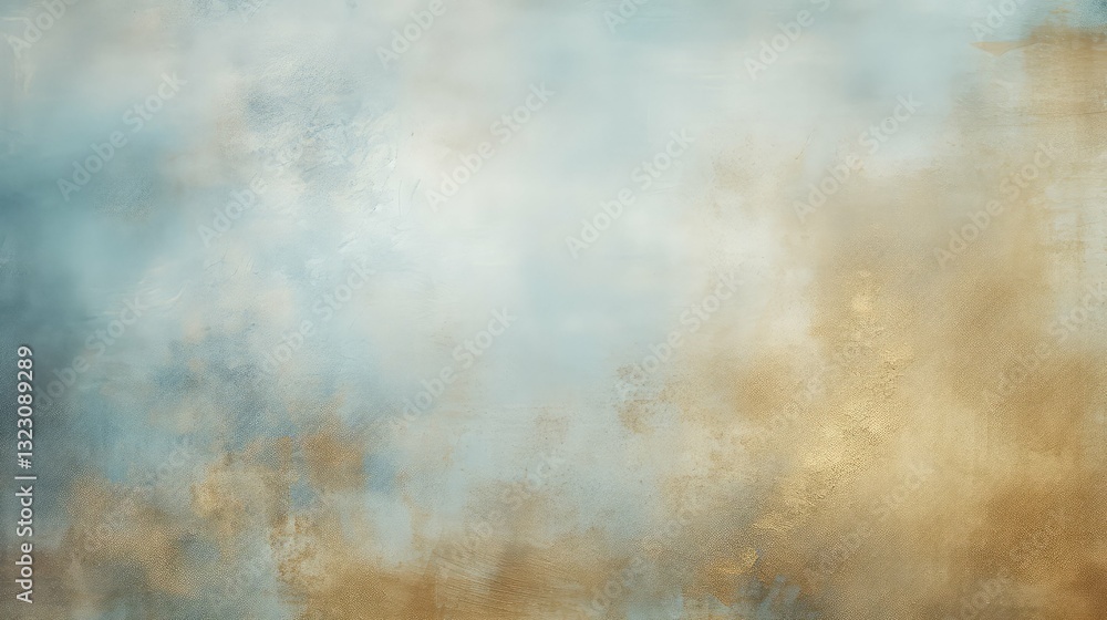 Obraz premium calming blue and gold background