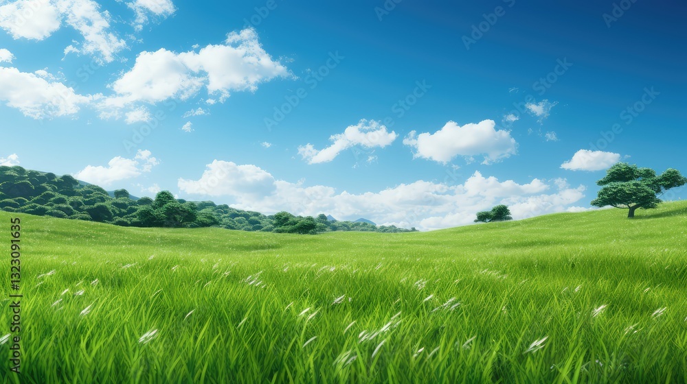 Fototapeta premium vibrant green