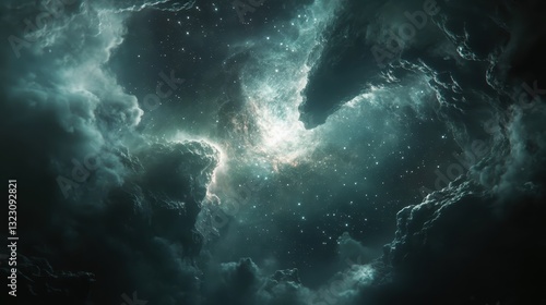 Celestial Nebula Cloudscape Cosmic Space Scene