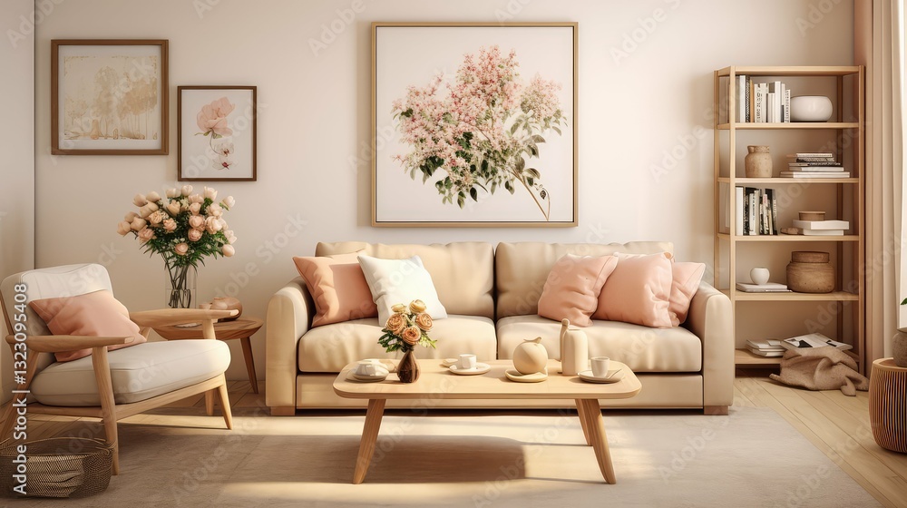 Fototapeta premium living real interior