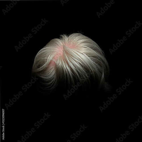 Obraz na płótnie white hair / gray hair w salonie
