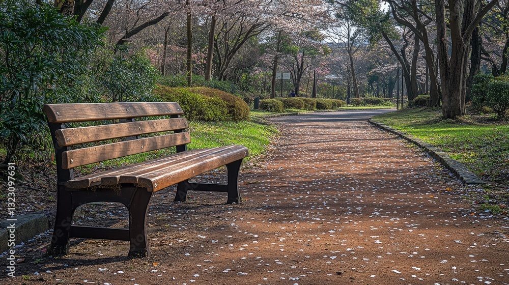 Tranquil cherry blossom pathway park photography scenic nature serene view springtime beauty Tranquil cherry blossom pathway park photography scenic nature serene view springtime beauty