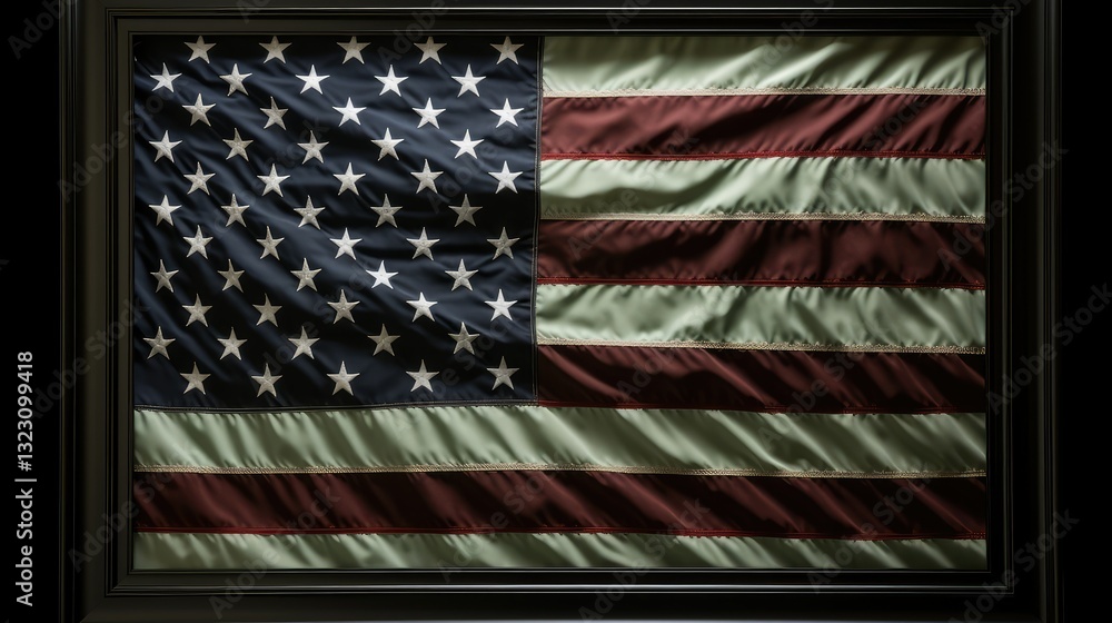 Fototapeta premium flag modern green background