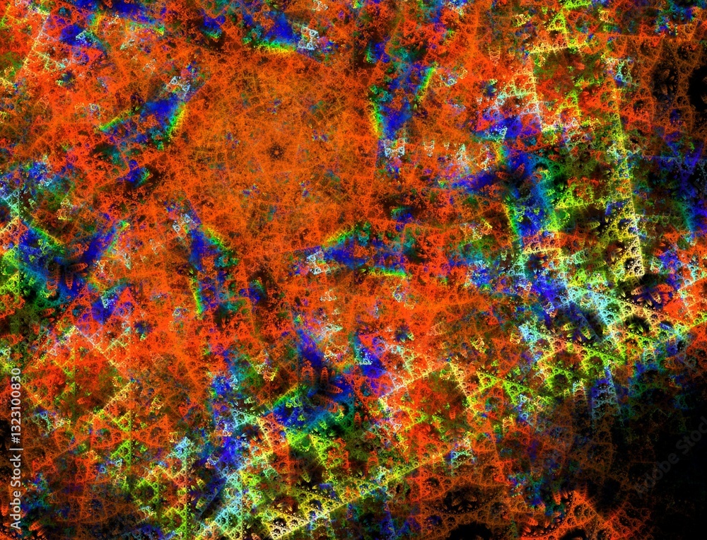 Imaginatory fractal abstract background Image