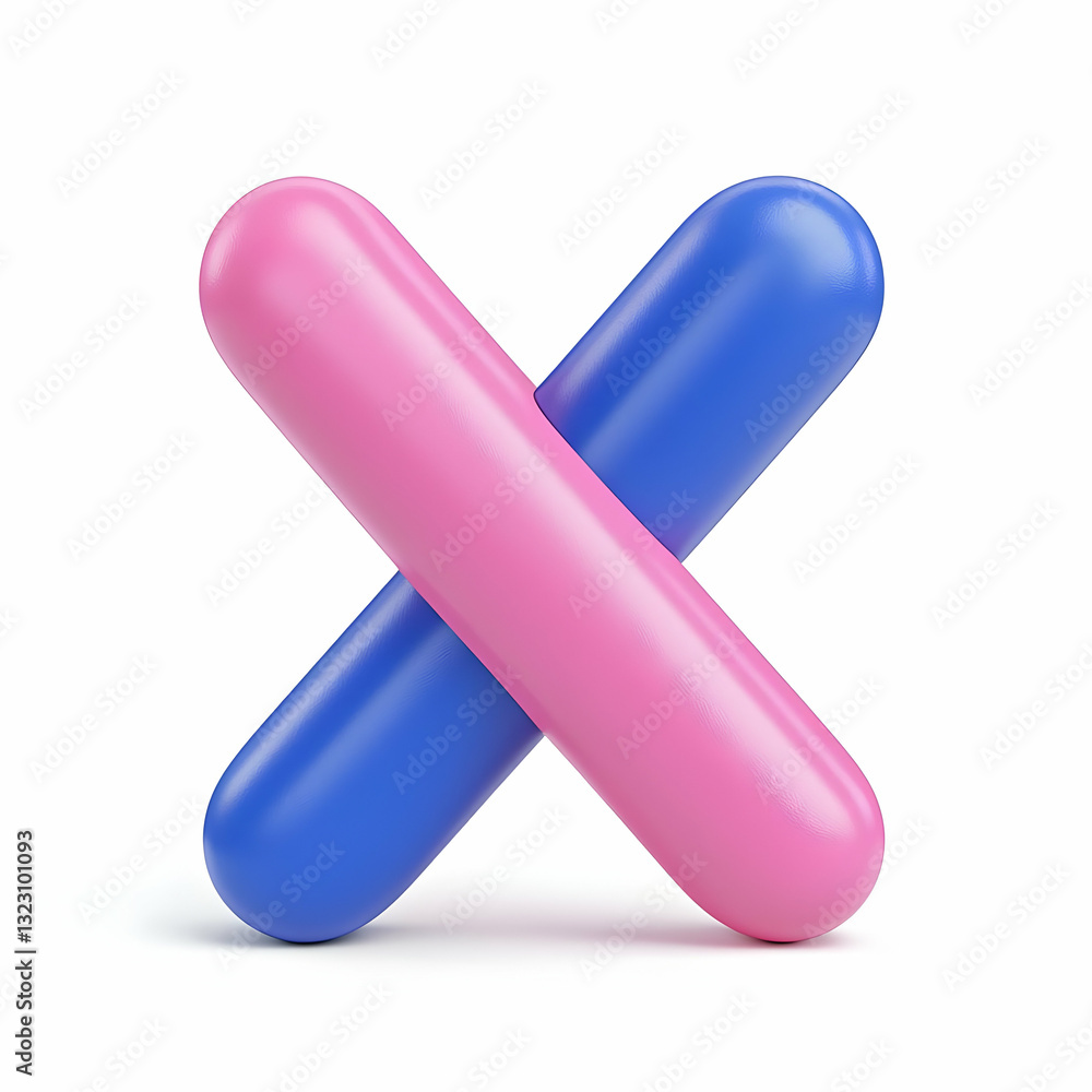 Colorful Abstract Shapes Crossed in a Playful Composition Colorful Abstract Shapes Crossed in a Playful Composition