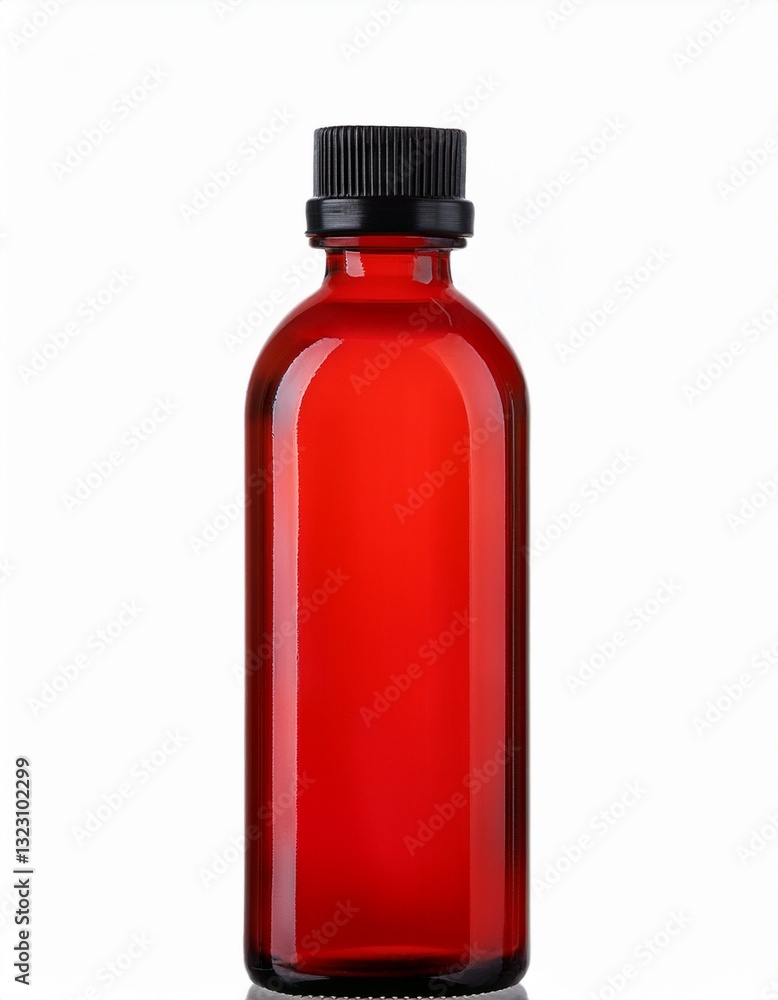 Red Glass Bottle Red Glass Bottle