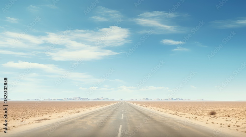 Fototapeta premium emptiness long road