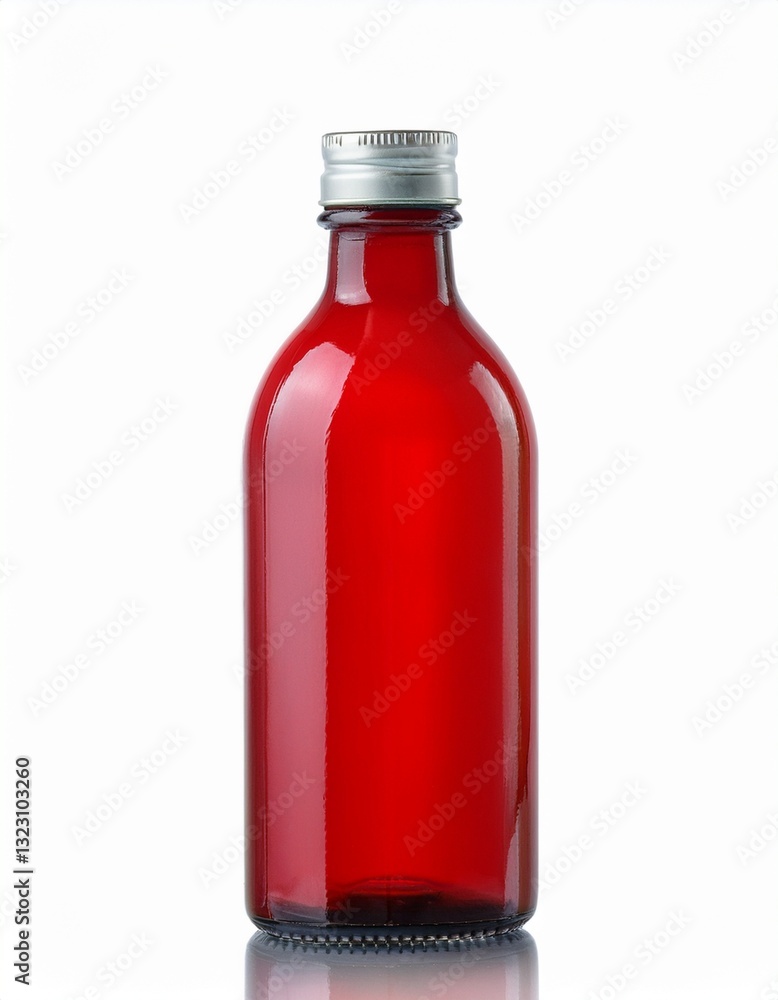 Red Glass Bottle Red Glass Bottle