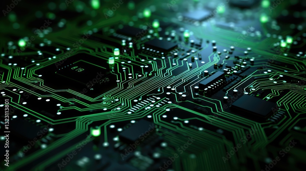 futuristic tech background green futuristic tech background green