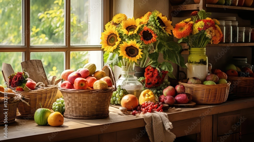 rustic autumn kitchen rustic autumn kitchen